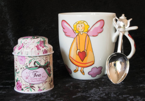 Tea and Angel Mug gift set